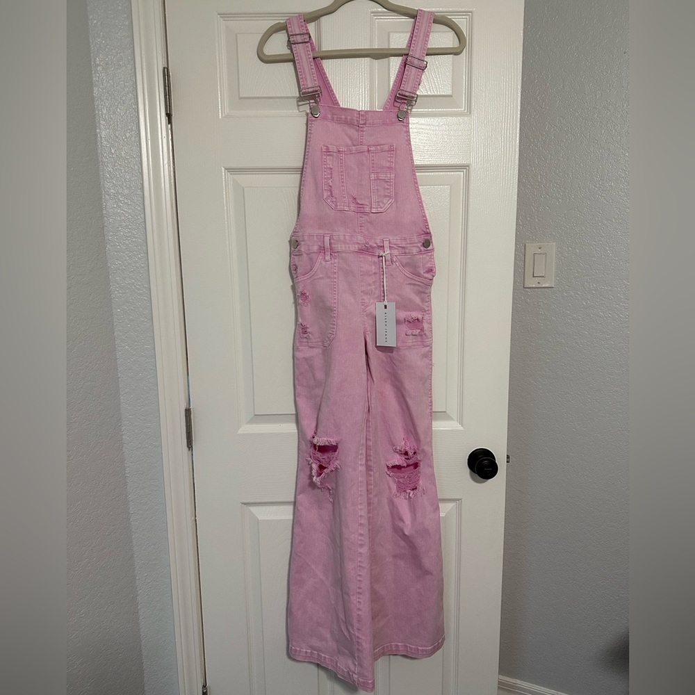 NWT Risen acid pink overalls